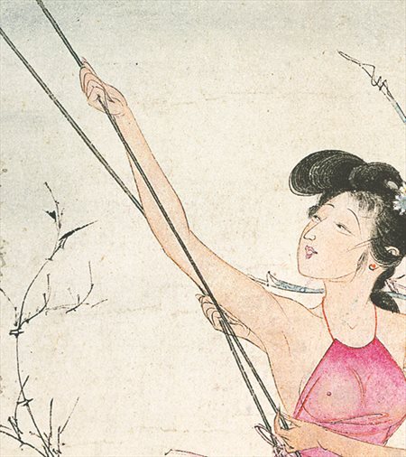 邳州-胡也佛的仕女画和最知名的金瓶梅秘戏图